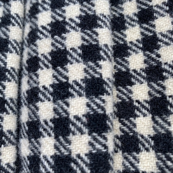 Vintage 70’s houndstooth wool pleated skirt - Picture 2 of 5